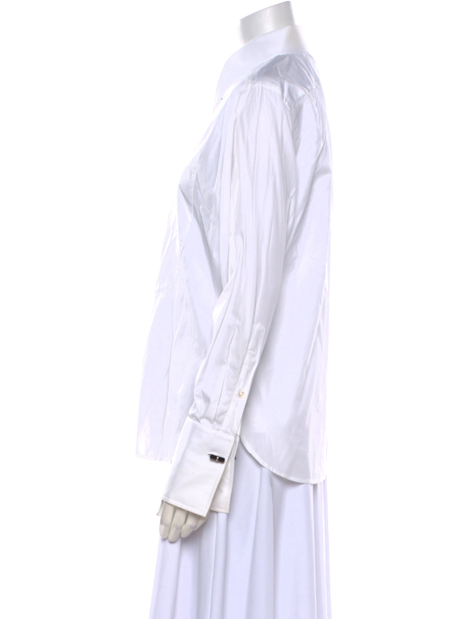 Ralph Lauren Collection Long Sleeve Button-Up Top