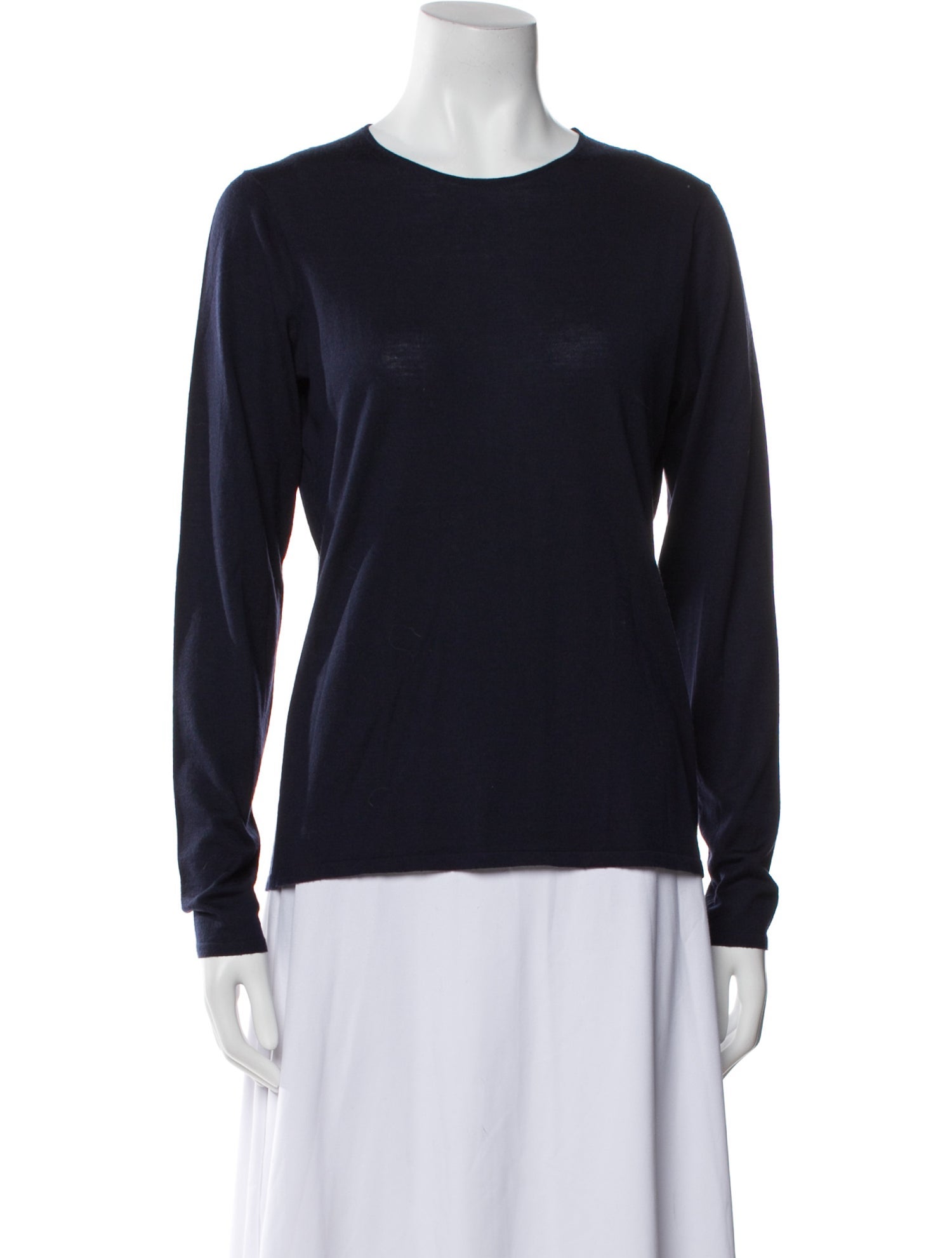 Ralph Lauren Collection Merino Wool Crew Neck Sweatshirt