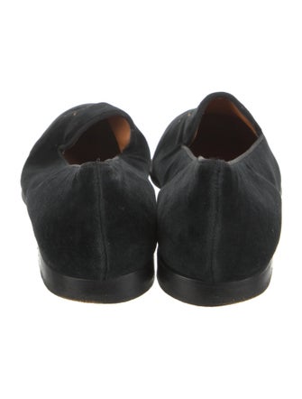 Ralph Lauren Collection Velvet Embroidered Accent Loafers