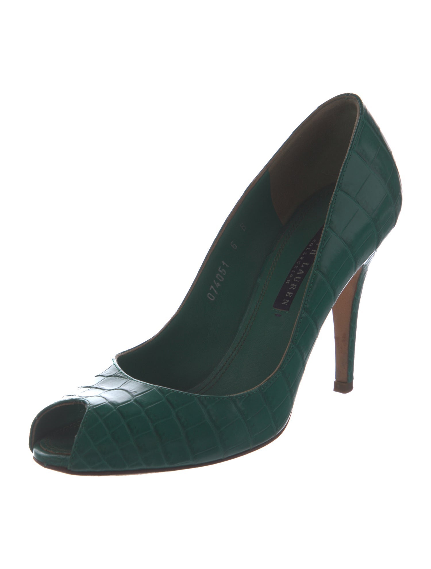 Ralph Lauren Collection Leather Pumps