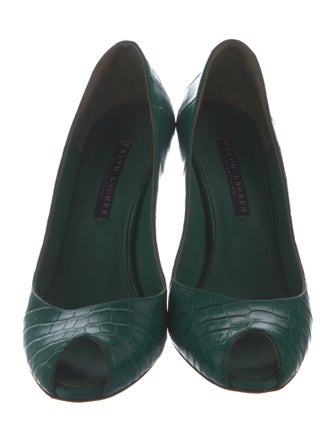 Ralph Lauren Collection Leather Pumps