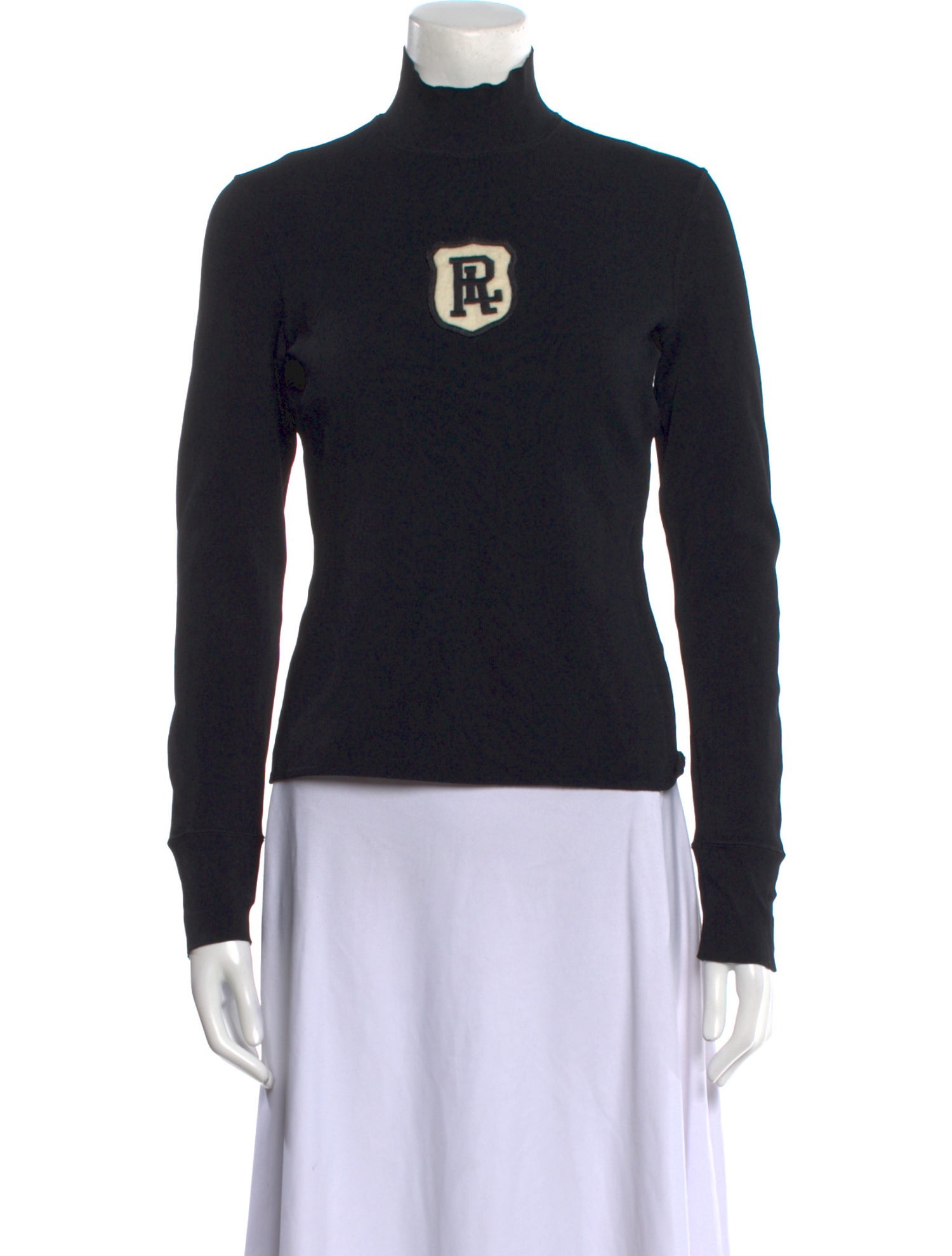 Ralph Lauren Collection Graphic Print Turtleneck Sweatshirt