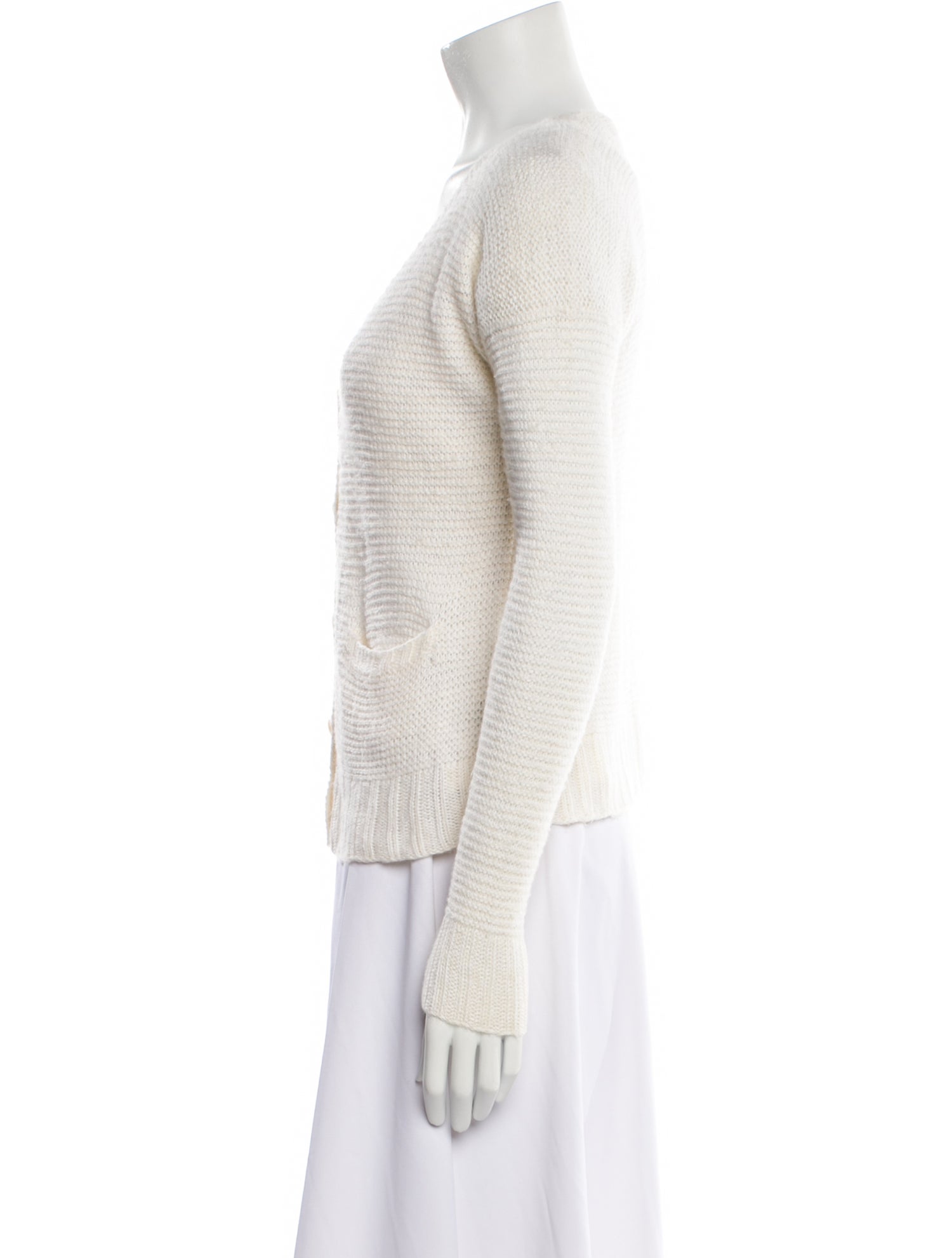 Ralph Lauren Collection Linen V-Neck Sweater