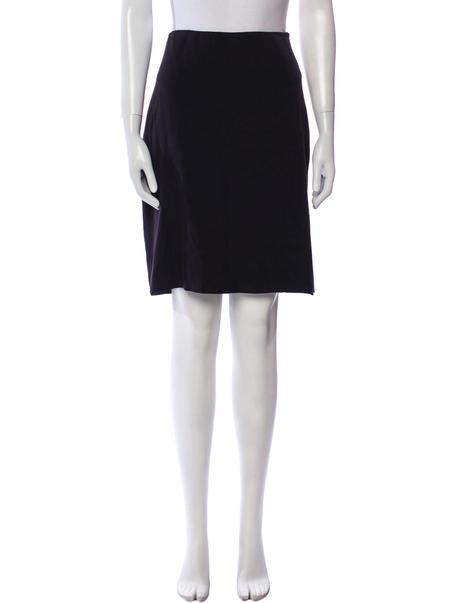 Ralph Lauren Collection Silk Knee-Length Skirt