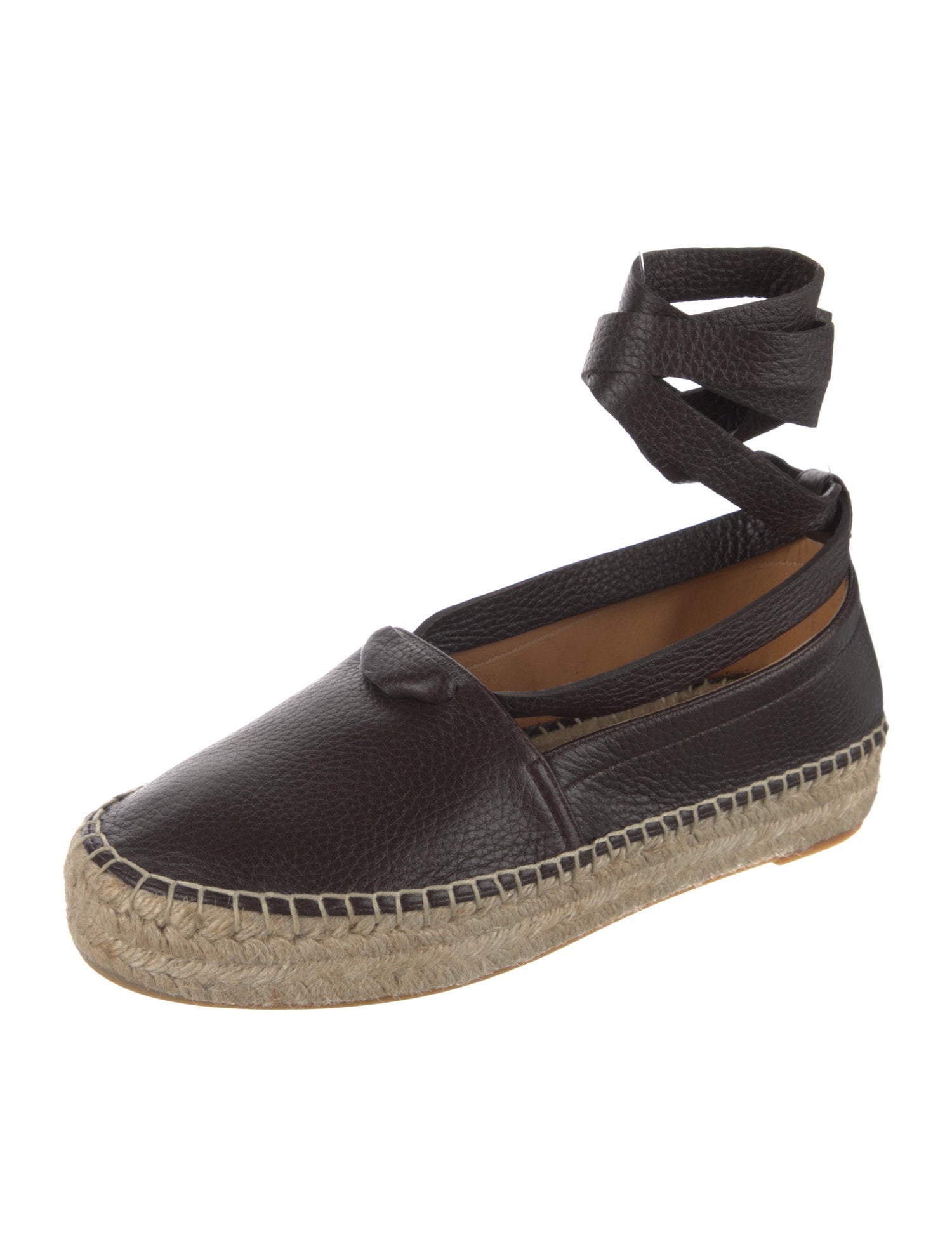 Ralph Lauren Collection Leather Espadrilles