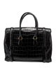Ralph Lauren Collection Alligator Top Handle Bag