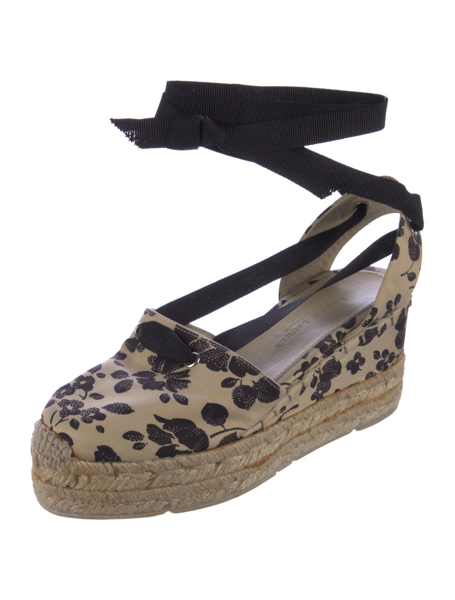 Ralph Lauren Collection Canvas Animal Print Pumps