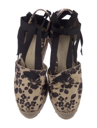 Ralph Lauren Collection Canvas Animal Print Pumps