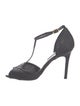 Ralph Lauren Collection Leather T-Strap Sandals