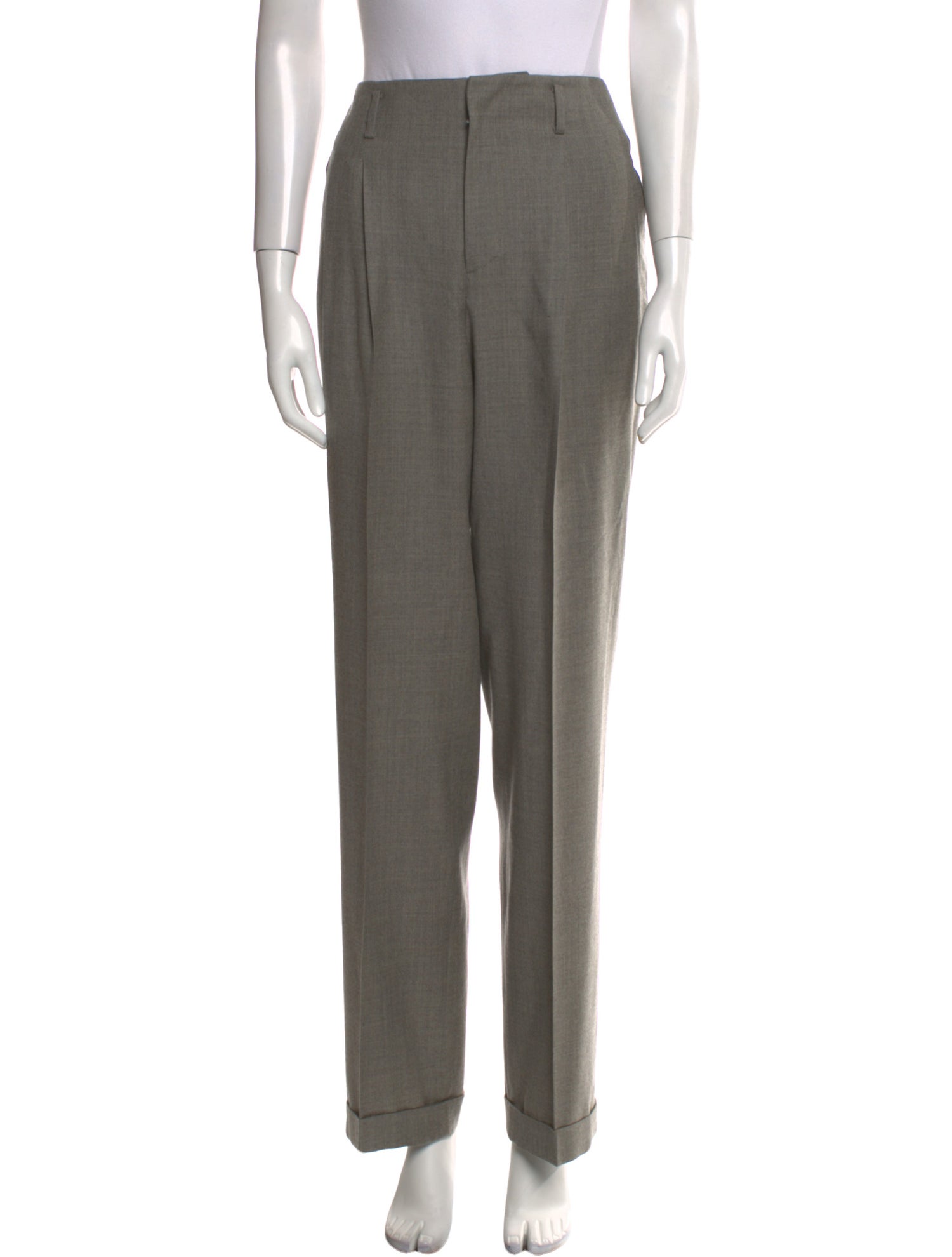 Ralph Lauren Collection Wool Wide Leg Pants