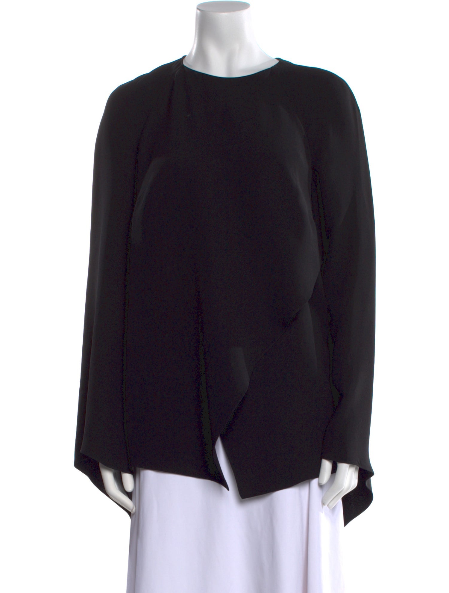 Ralph Lauren Collection Silk Crew Neck Blouse