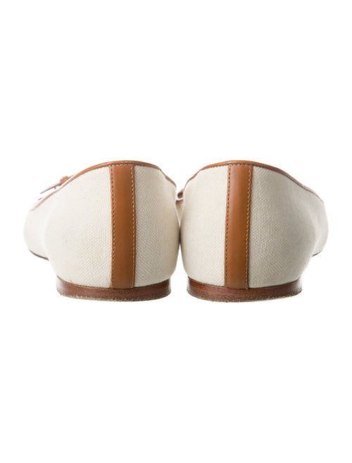 Ralph Lauren Collection Canvas Ballet Flats