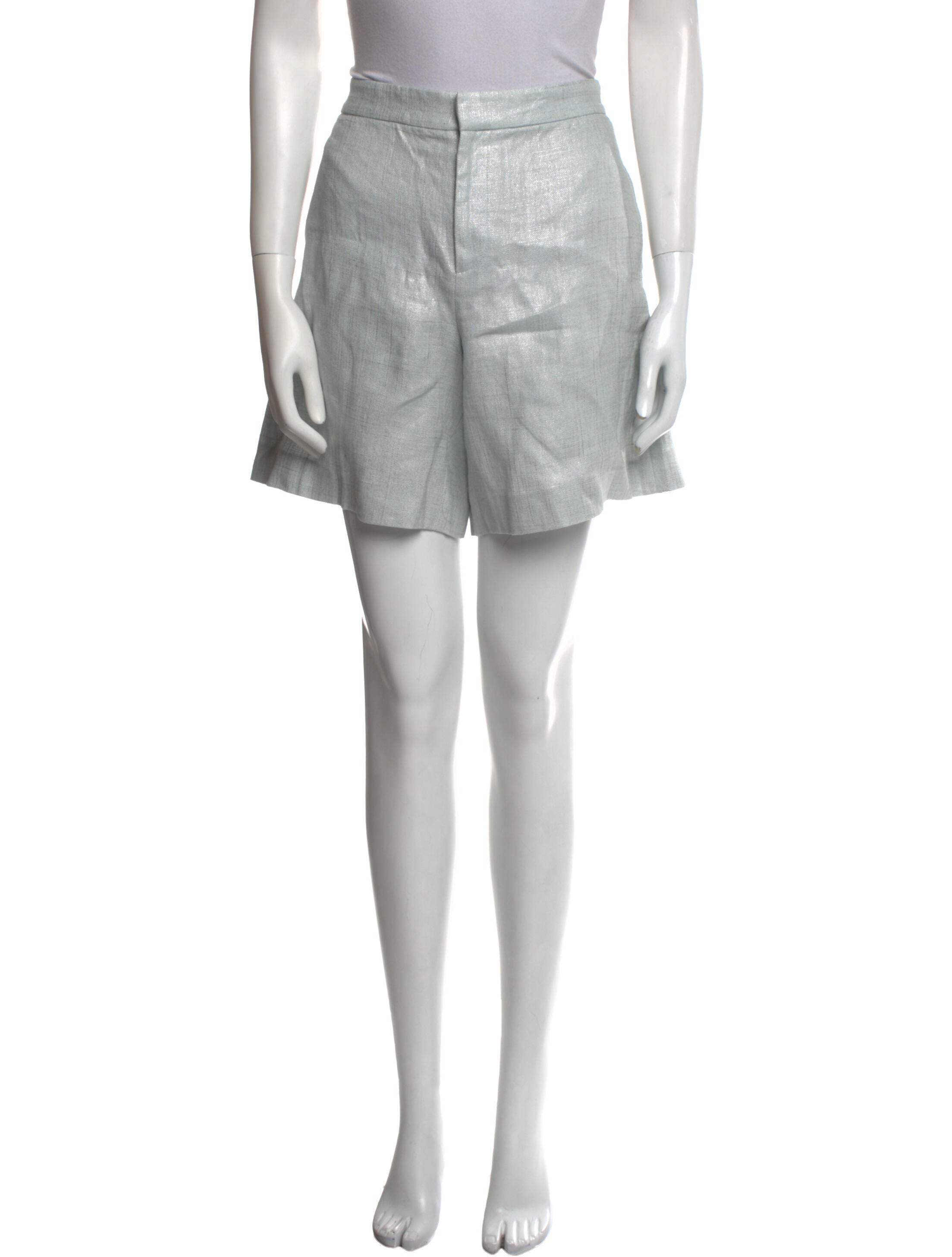 Ralph Lauren Collection Linen Mini Shorts