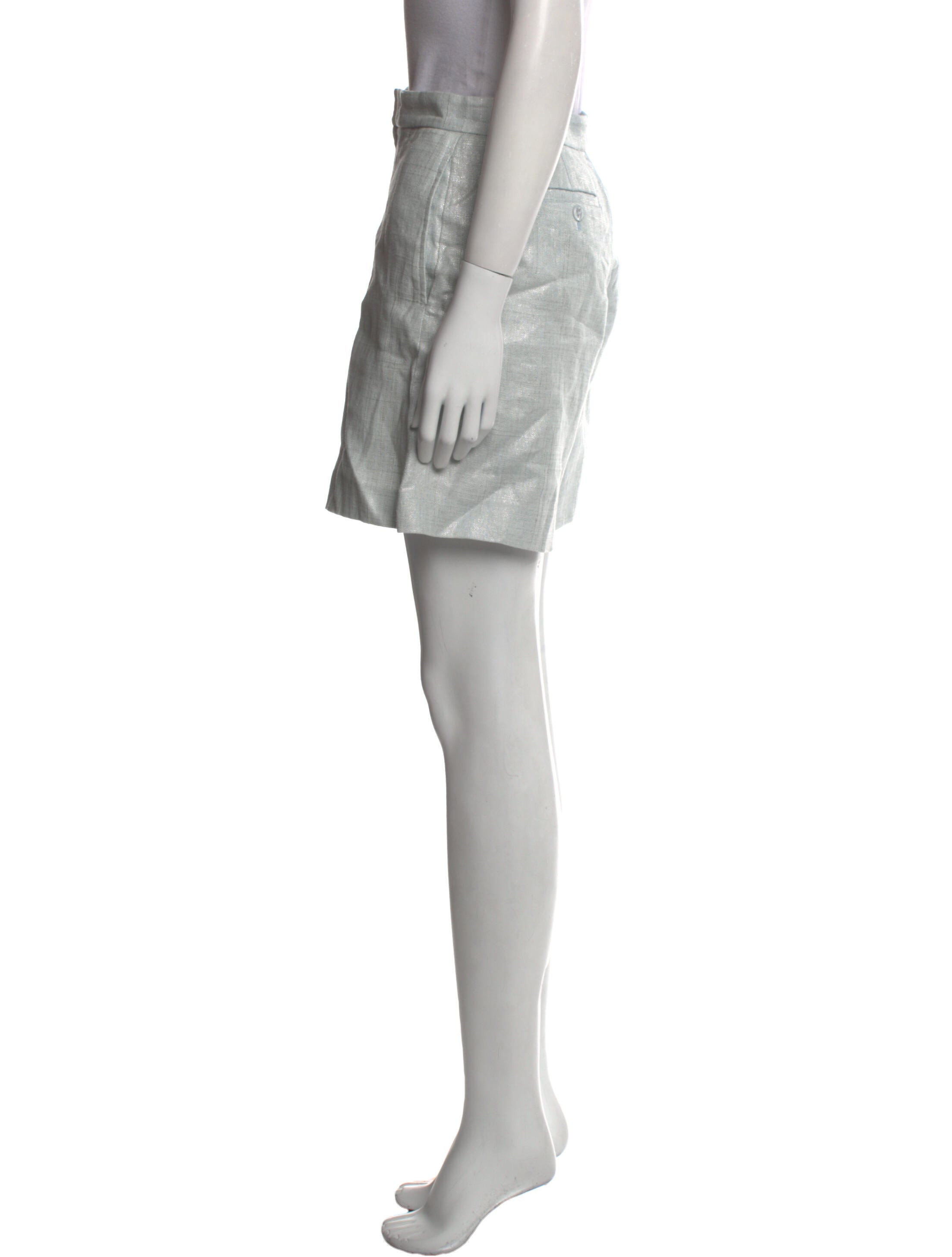 Ralph Lauren Collection Linen Mini Shorts