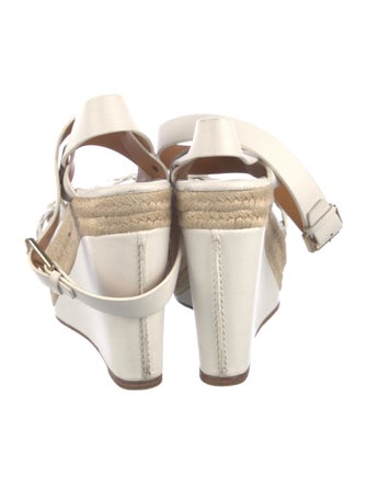 Ralph Lauren Collection Leather Printed Espadrilles