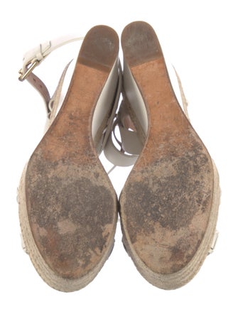 Ralph Lauren Collection Leather Printed Espadrilles