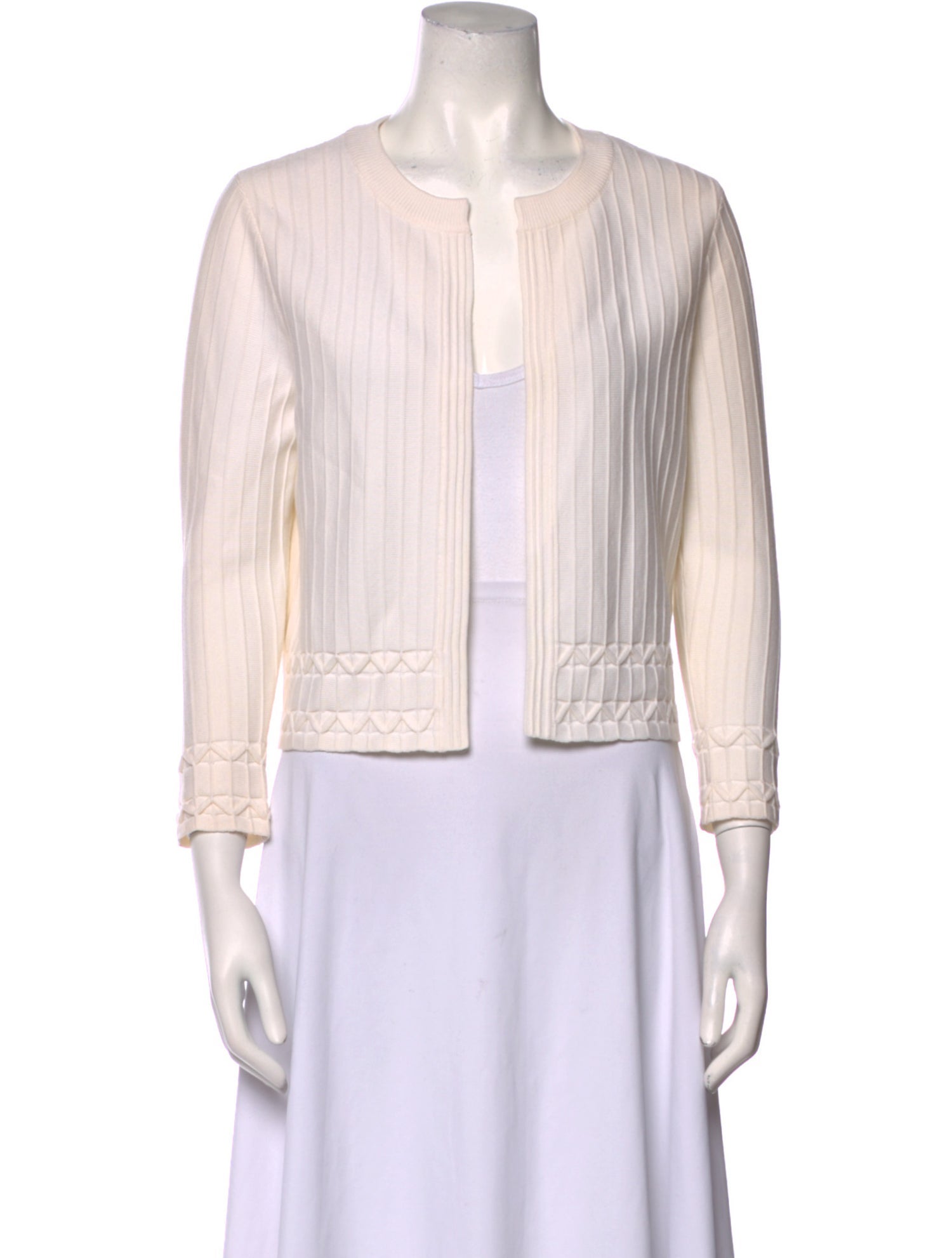 Ralph Lauren Collection Merino Wool Open Front Sweater