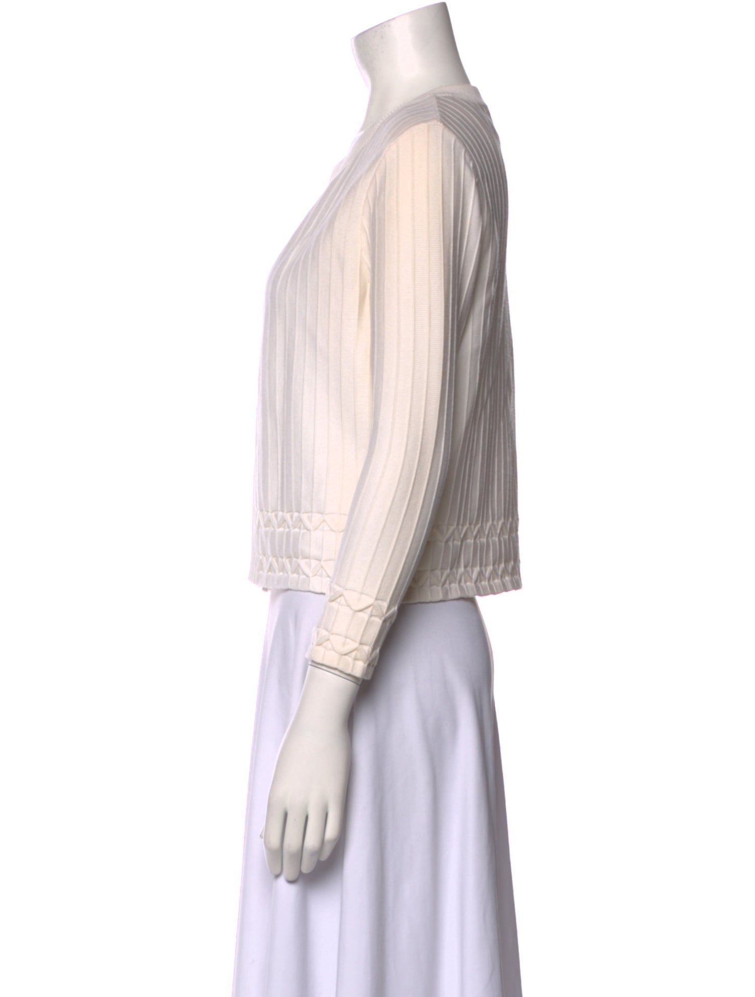 Ralph Lauren Collection Merino Wool Open Front Sweater