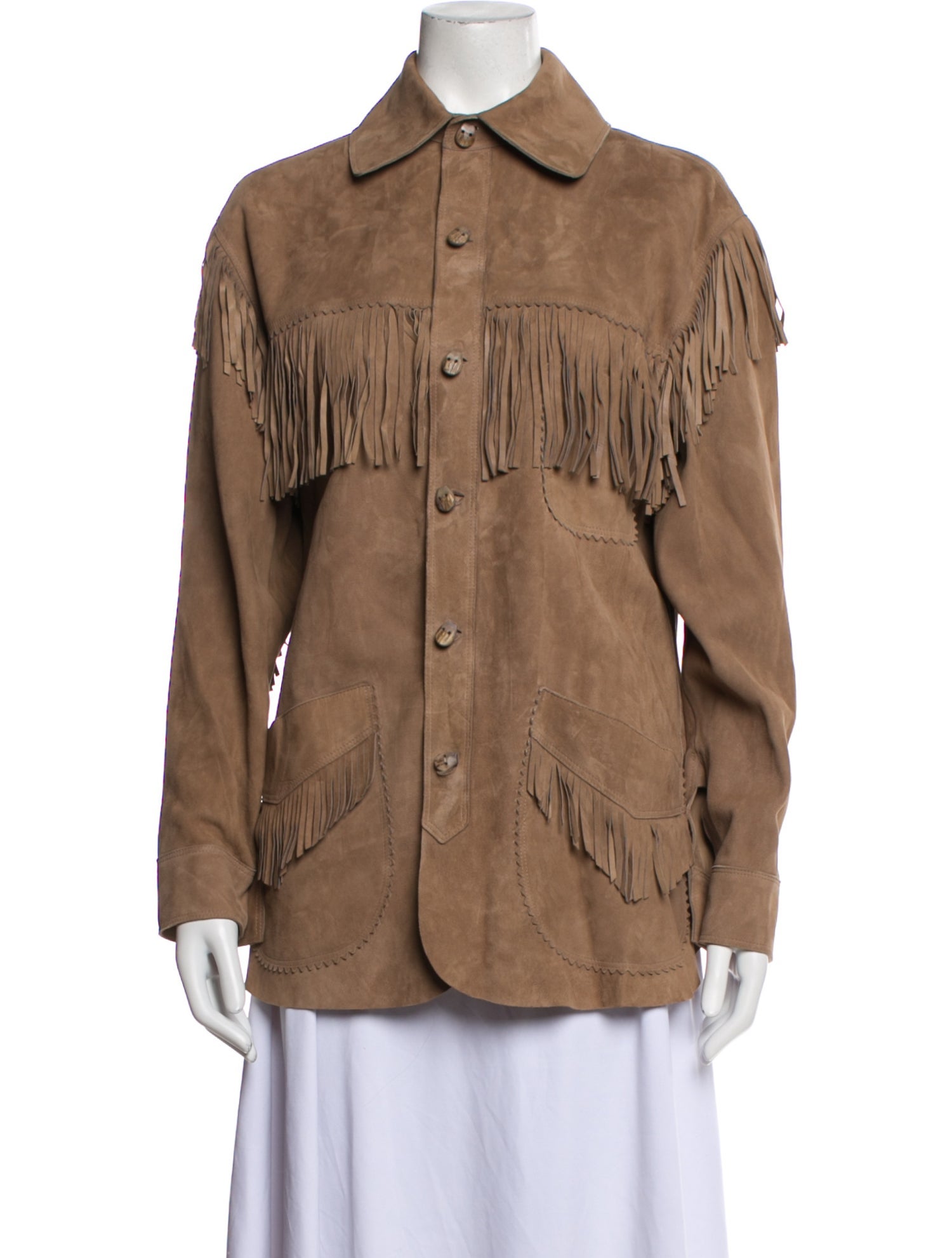 Ralph Lauren Collection Suede Utility Jacket