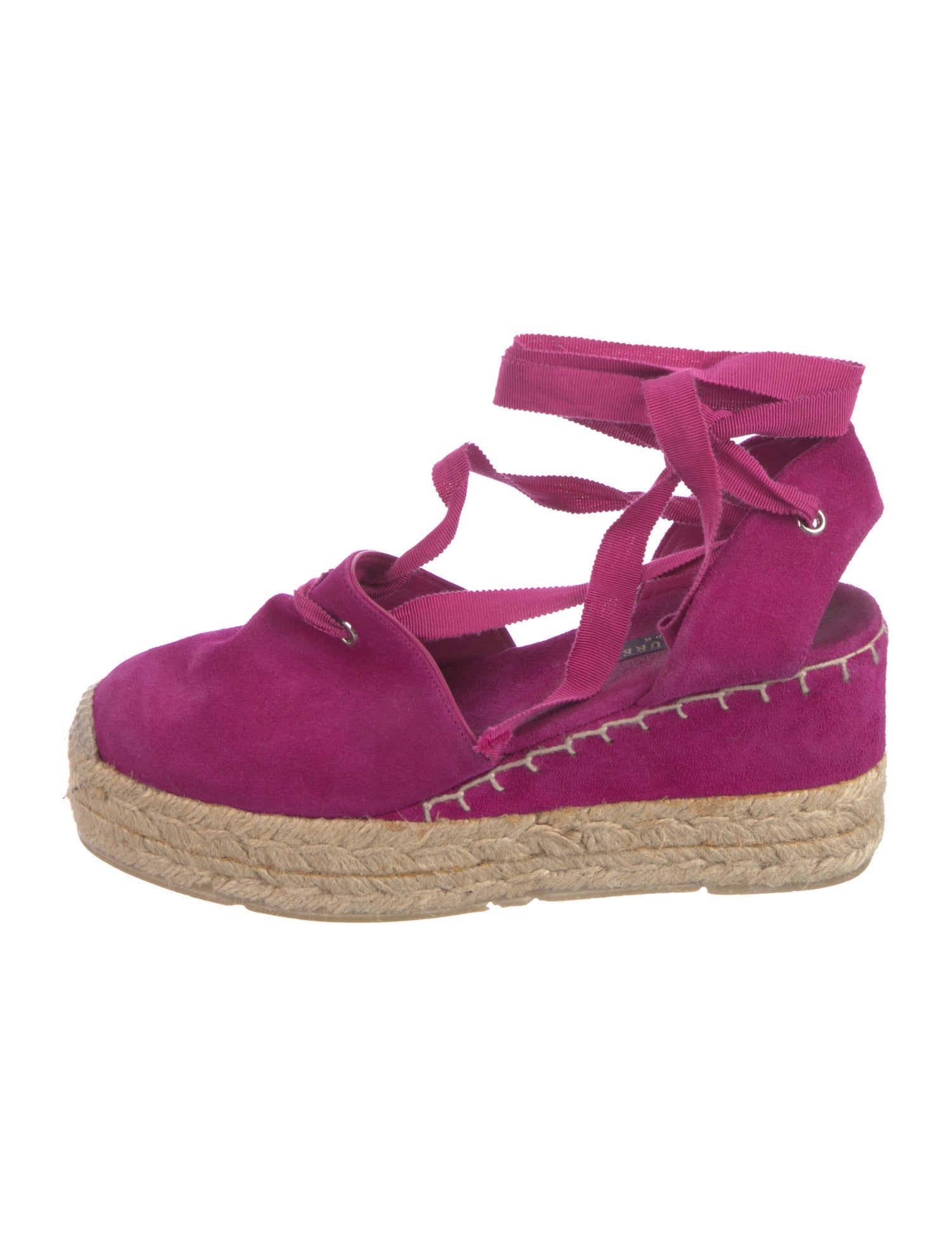 Ralph Lauren Collection Suede Embroidered Accent T-Strap Pumps