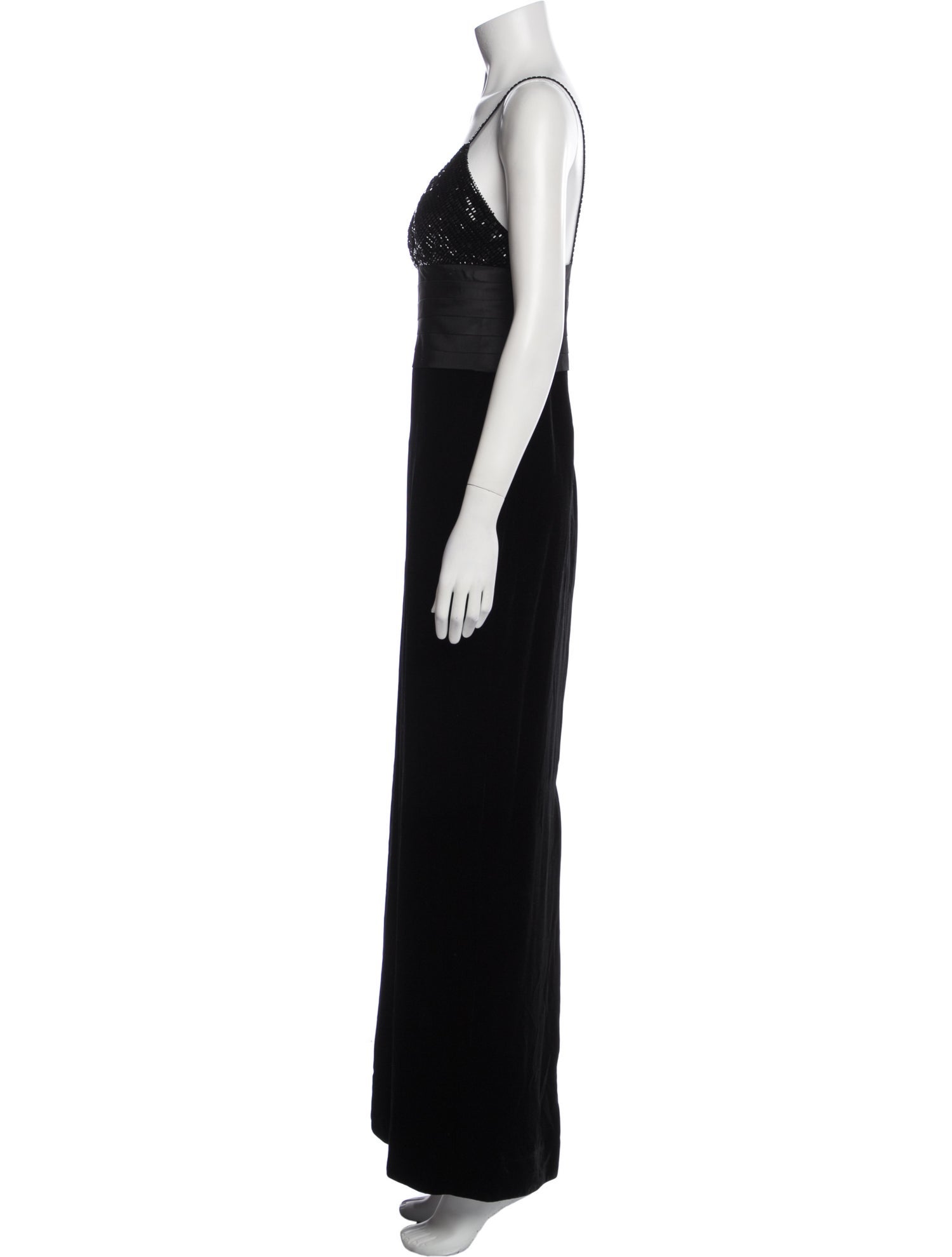 Ralph Lauren Collection V-Neck Long Dress
