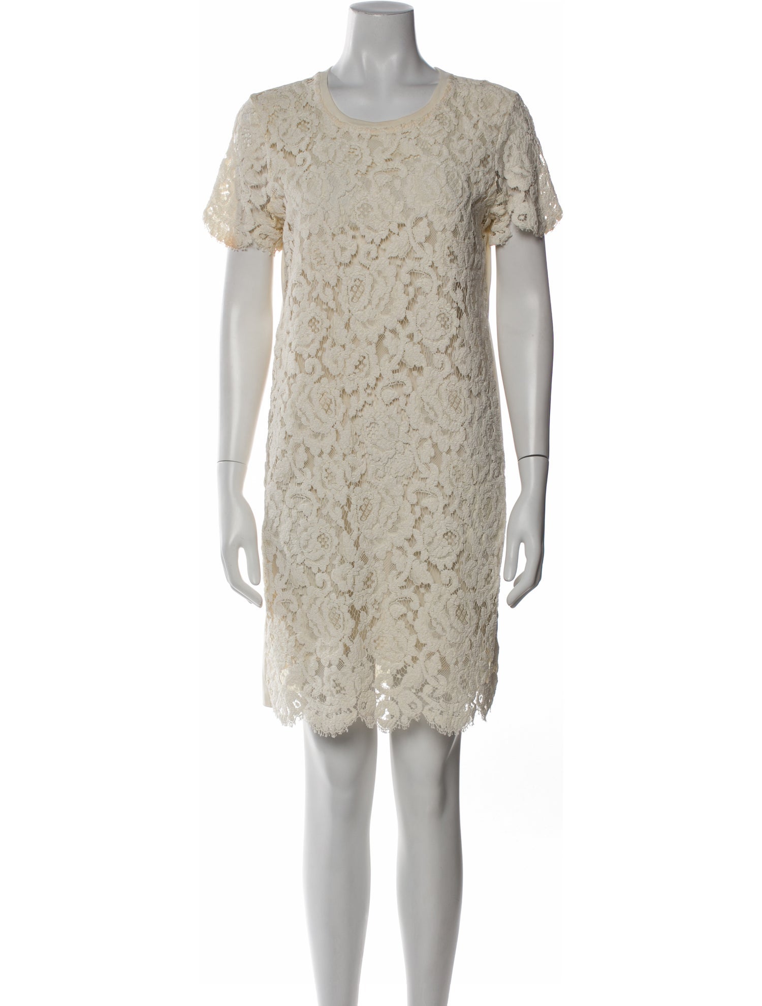 Ralph Lauren Collection Lace Pattern Knee-Length Dress