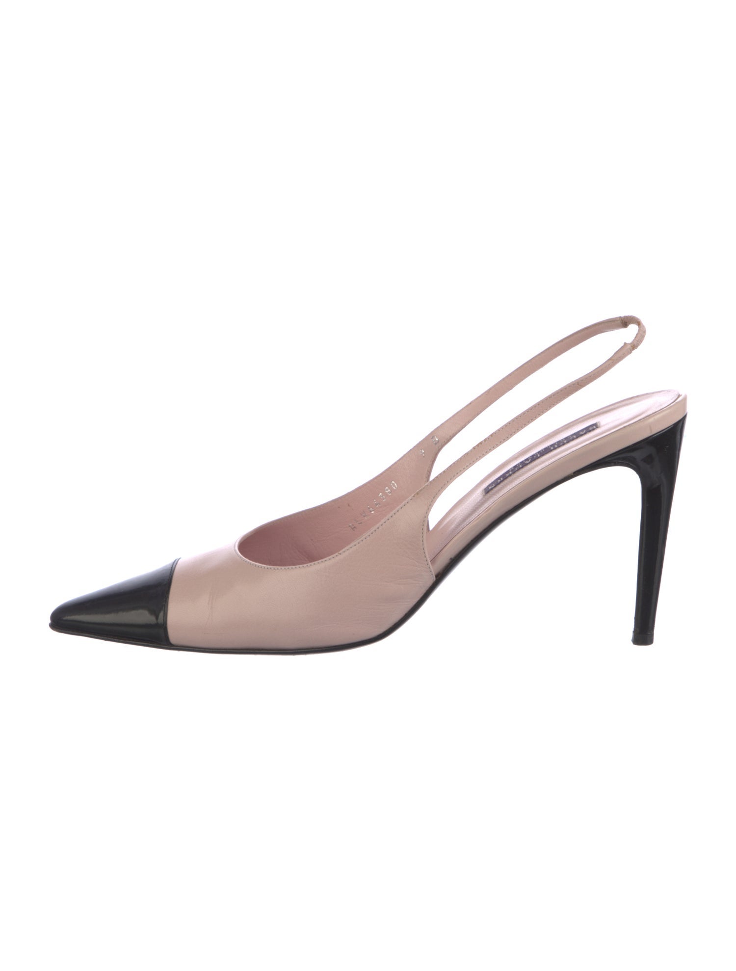 Ralph Lauren Collection Leather Slingback Pumps