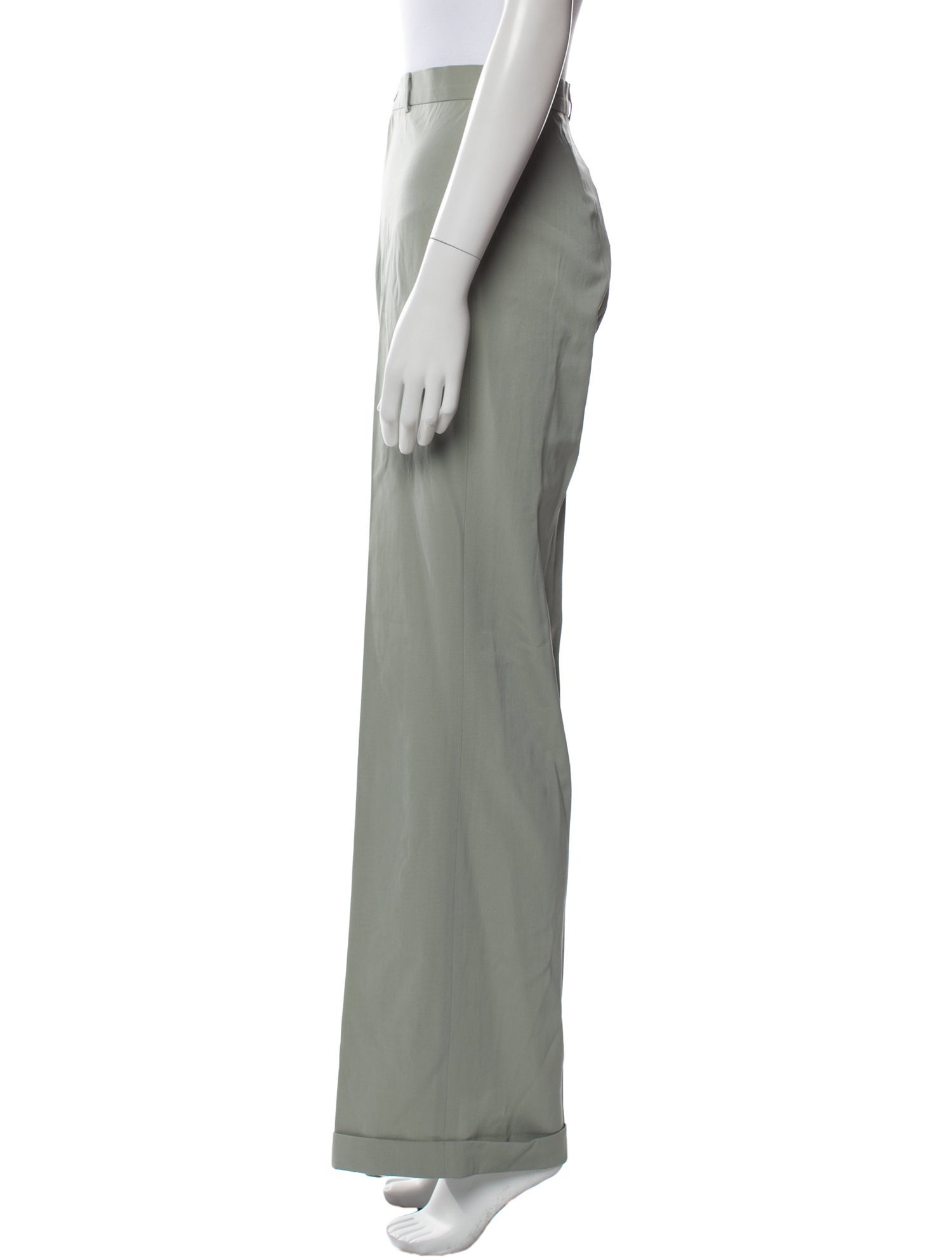 Ralph Lauren Collection Wool Wide Leg Pants