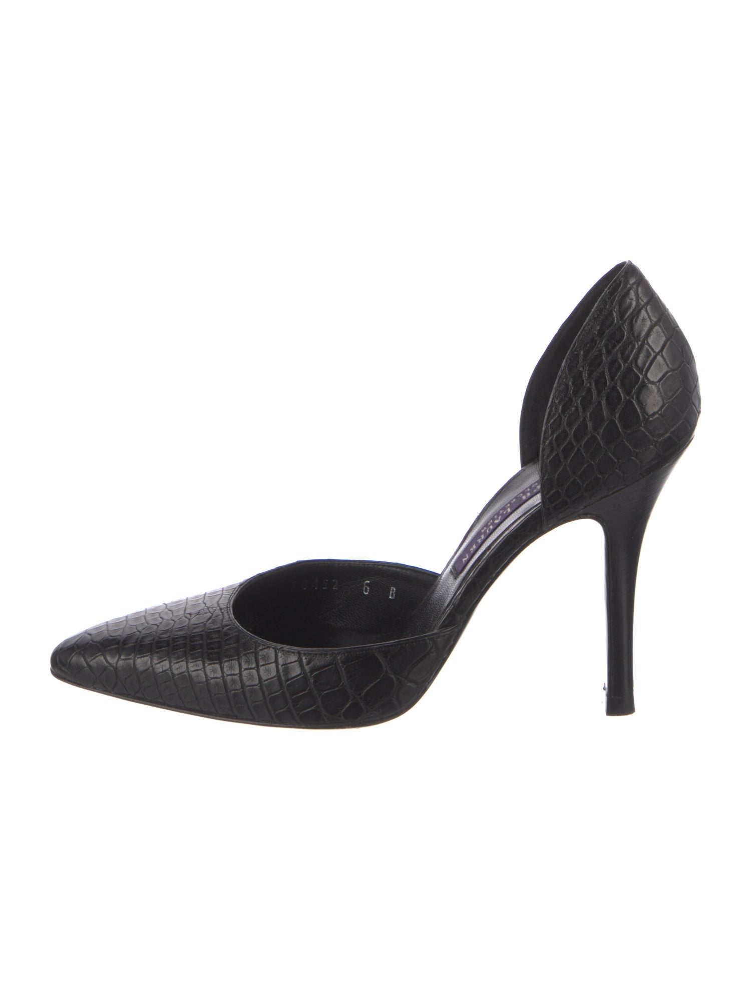 Ralph Lauren Collection Leather D'Orsay Pumps