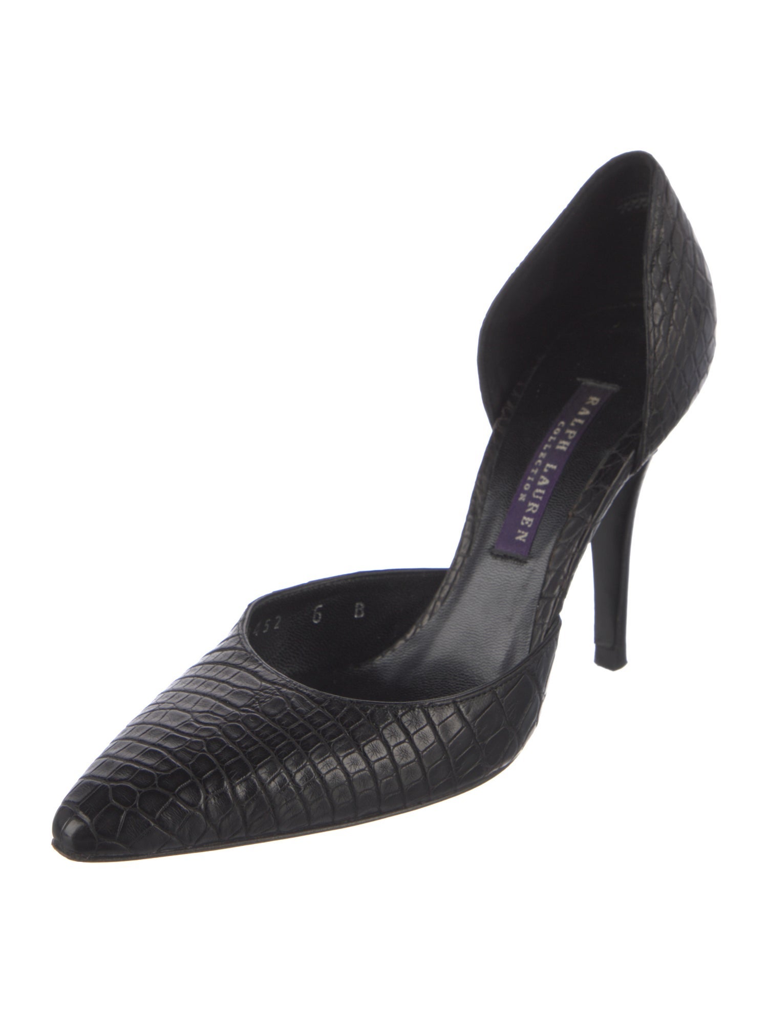Ralph Lauren Collection Leather D'Orsay Pumps