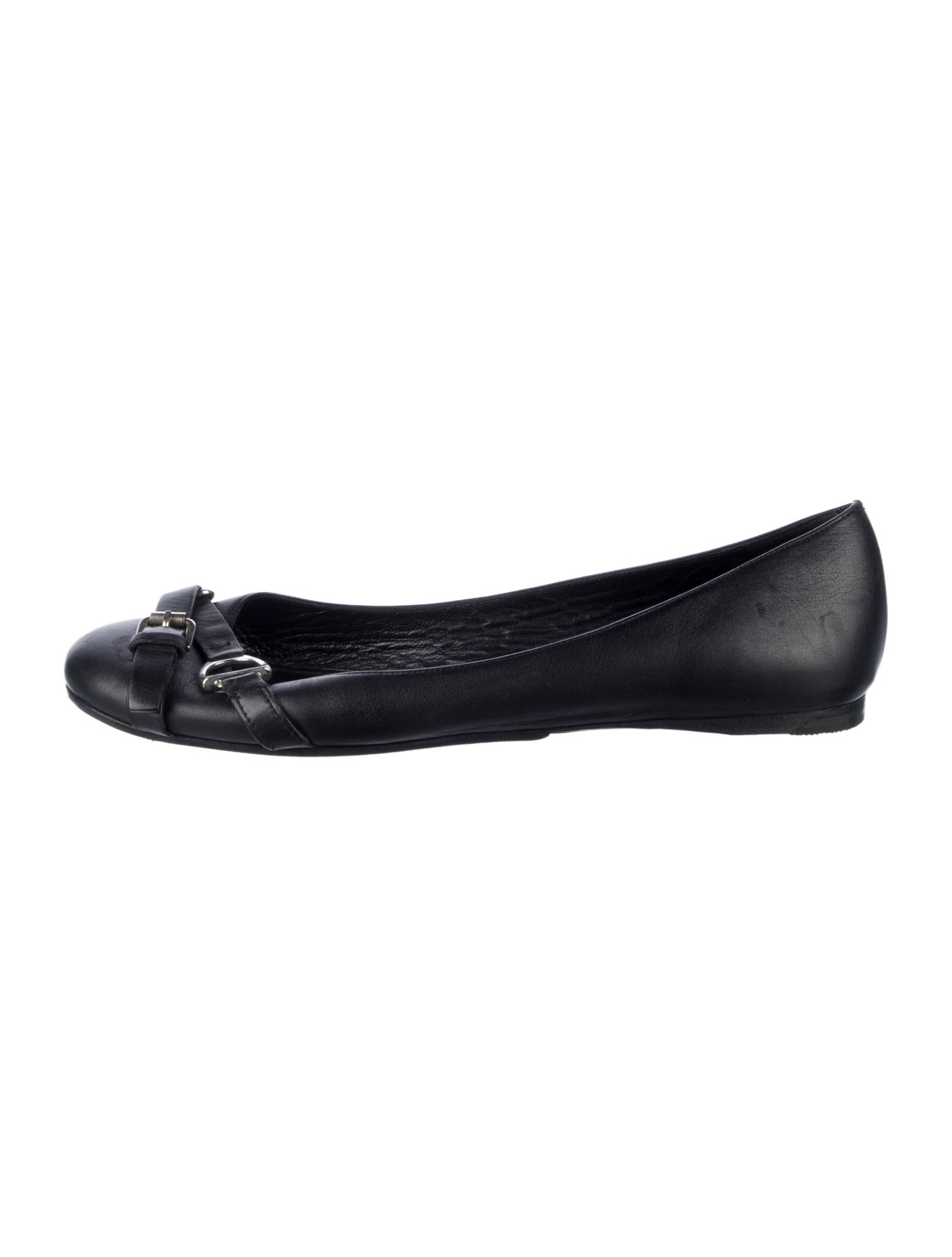 Ralph Lauren Collection Leather Ballet Flats