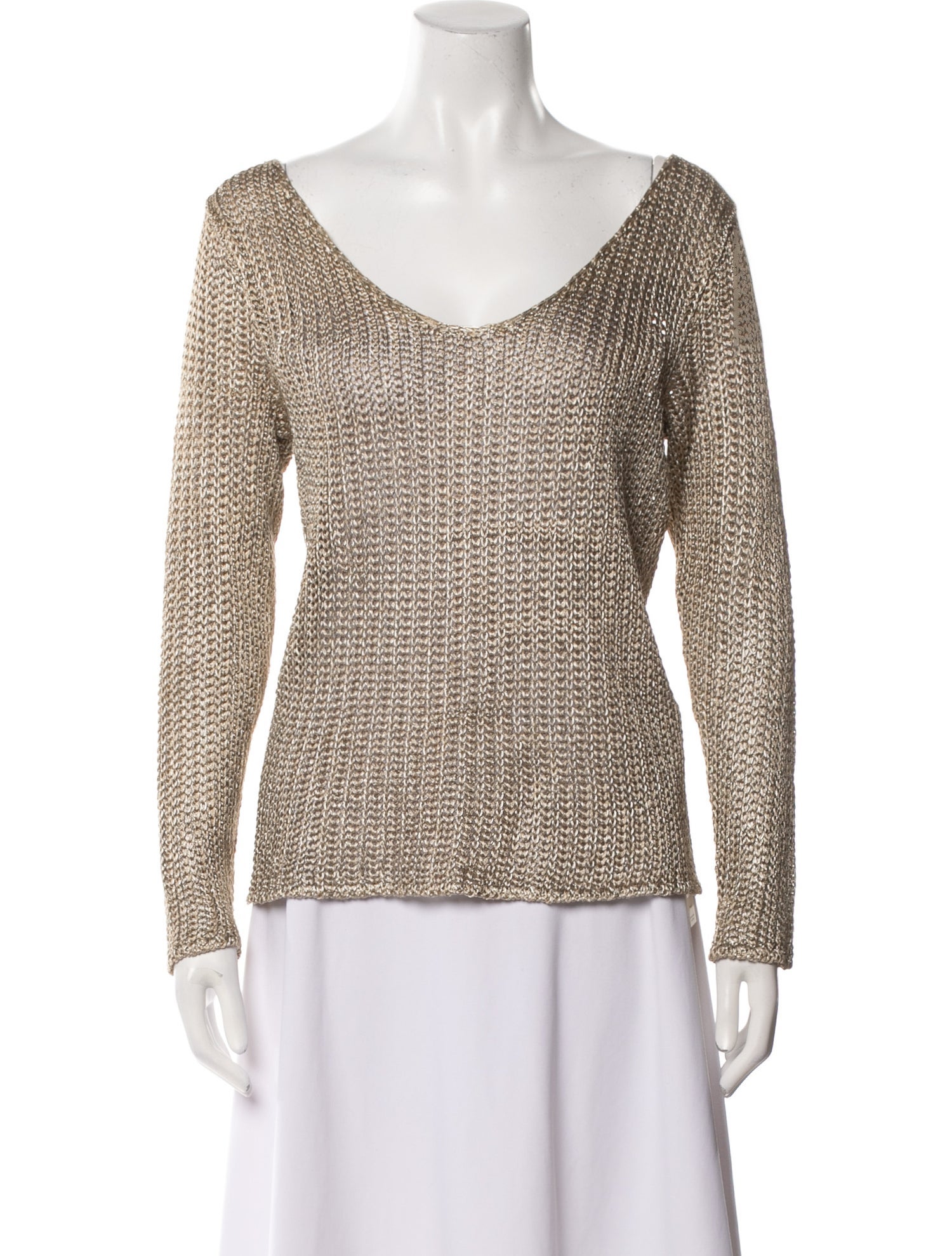 Ralph Lauren Collection Scoop Neck Sweater