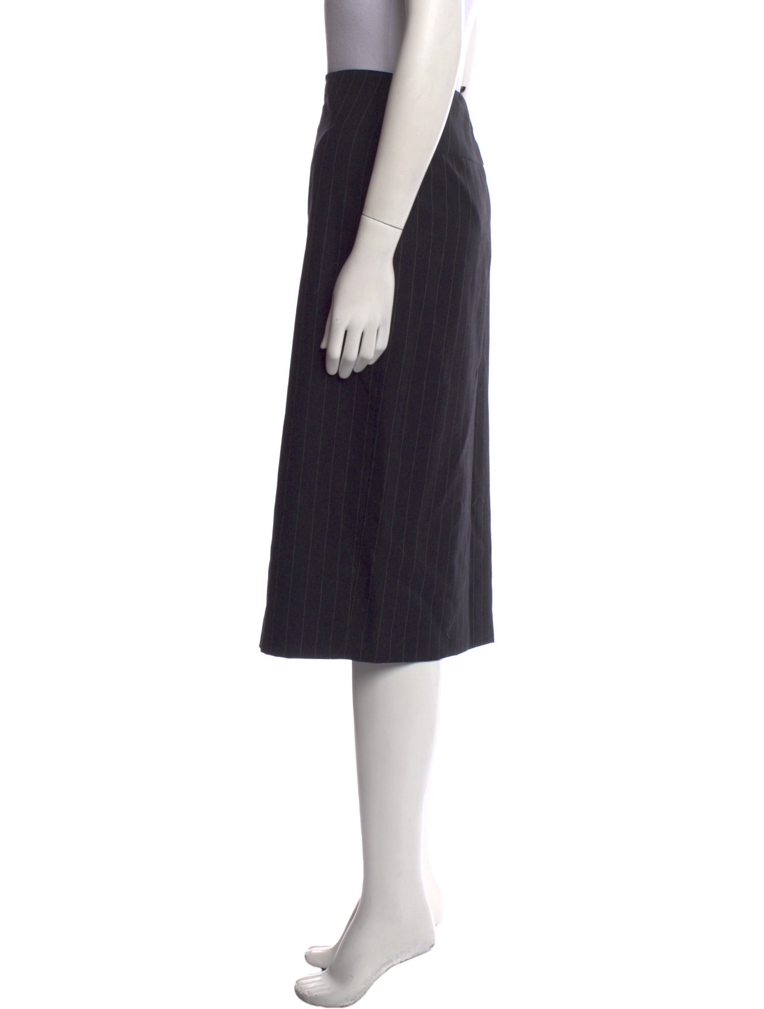 Ralph Lauren Collection Wool Midi Length Skirt