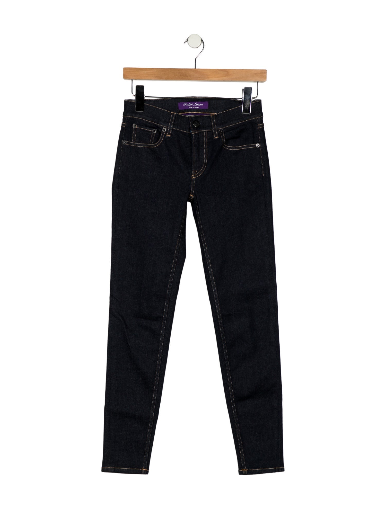 Ralph Lauren Collection Mid-Rise Skinny Leg Jeans