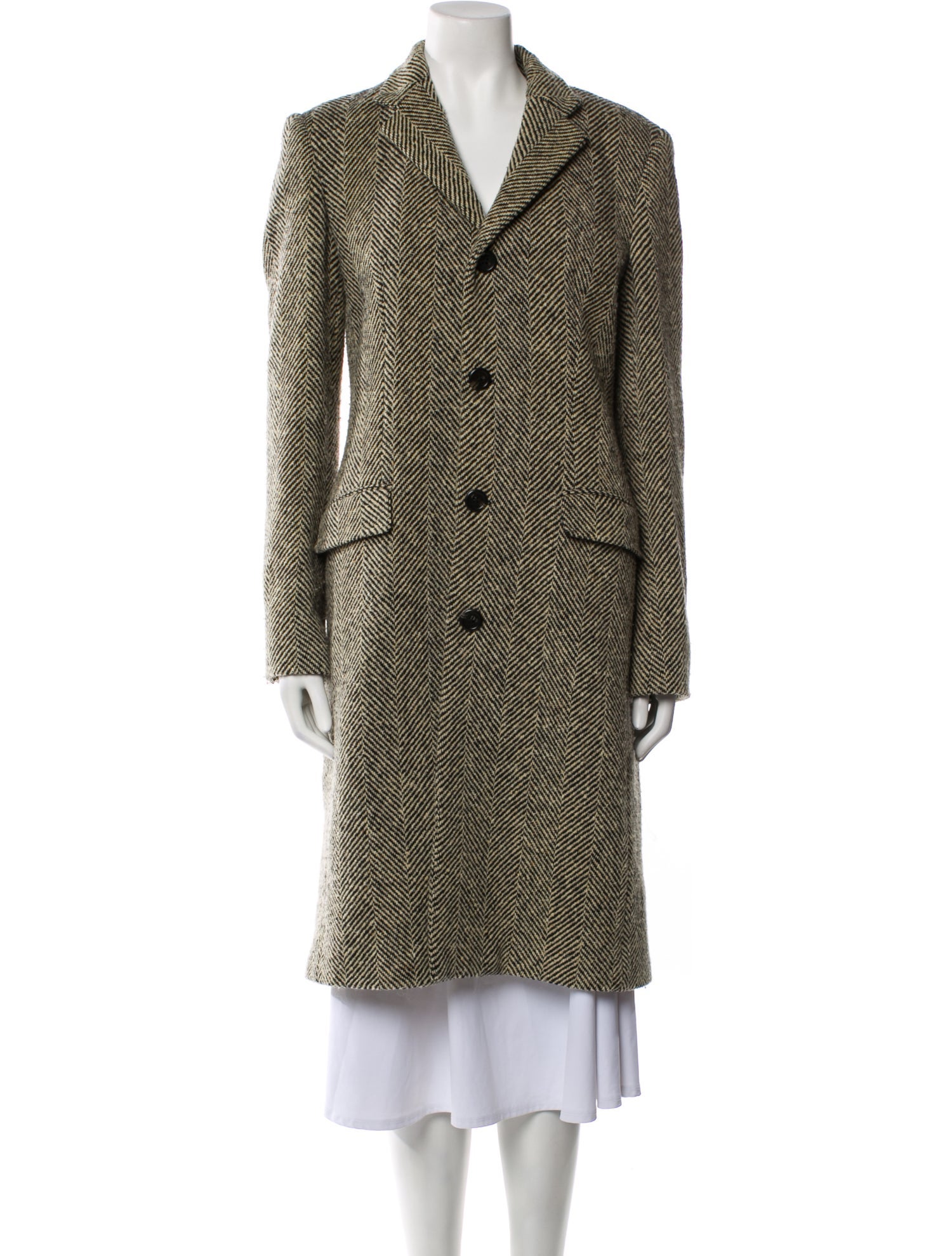 Ralph Lauren Collection Wool Printed Coat
