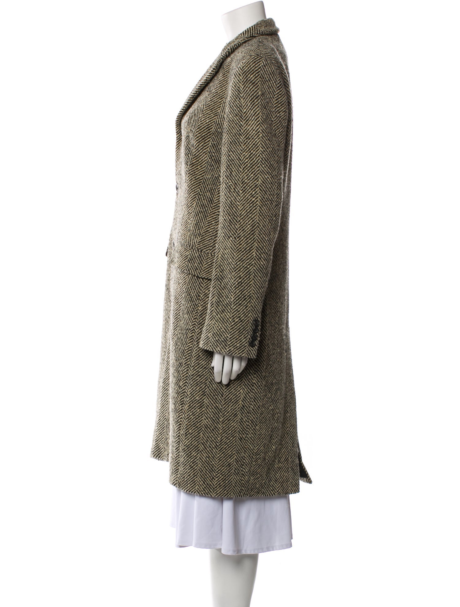 Ralph Lauren Collection Wool Printed Coat