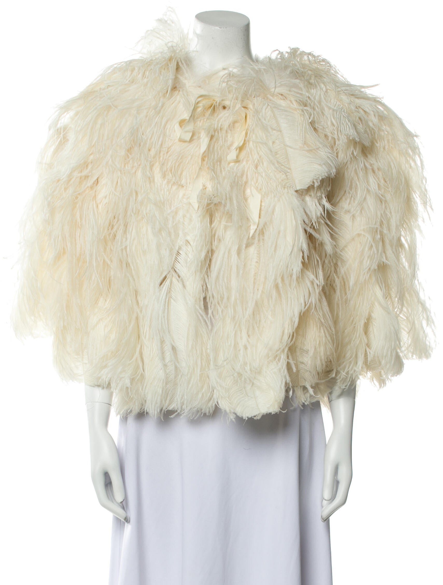 Ralph Lauren Collection Ostrich Feather Down Jacket
