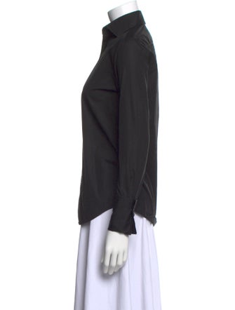 Ralph Lauren Collection Long Sleeve Button-Up Top