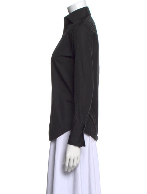 Ralph Lauren Collection Long Sleeve Button-Up Top