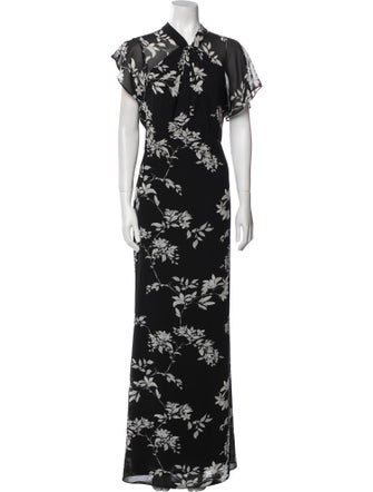 Ralph Lauren Collection Floral Print Long Dress