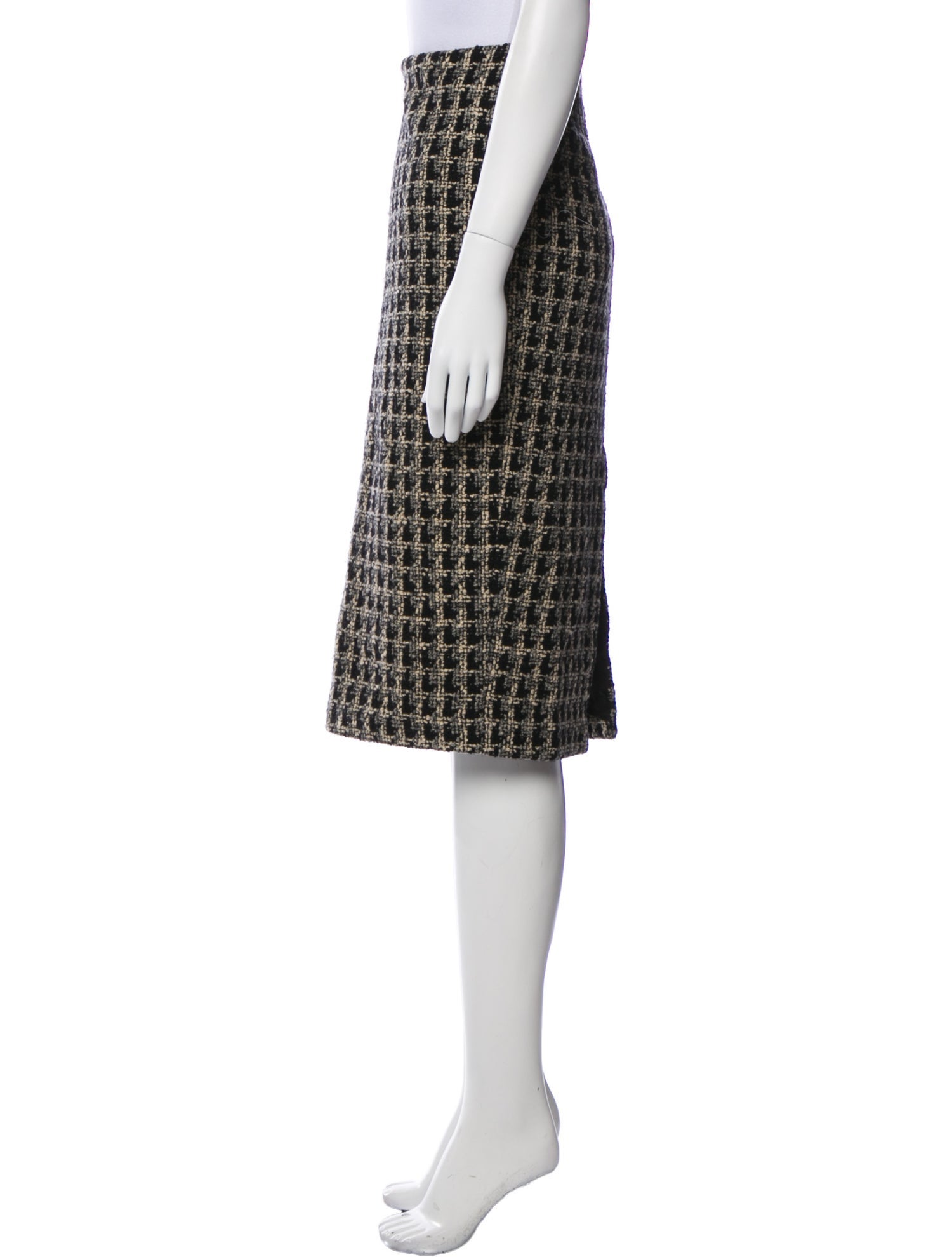 Ralph Lauren Collection Wool Knee-Length Skirt