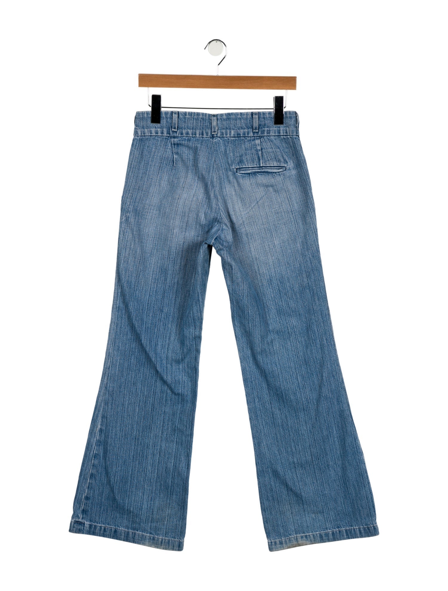 Ralph Lauren Collection Mid-Rise Wide Leg Jeans