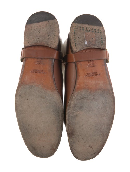 Ralph Lauren Collection Leather Colorblock Pattern Riding Boots