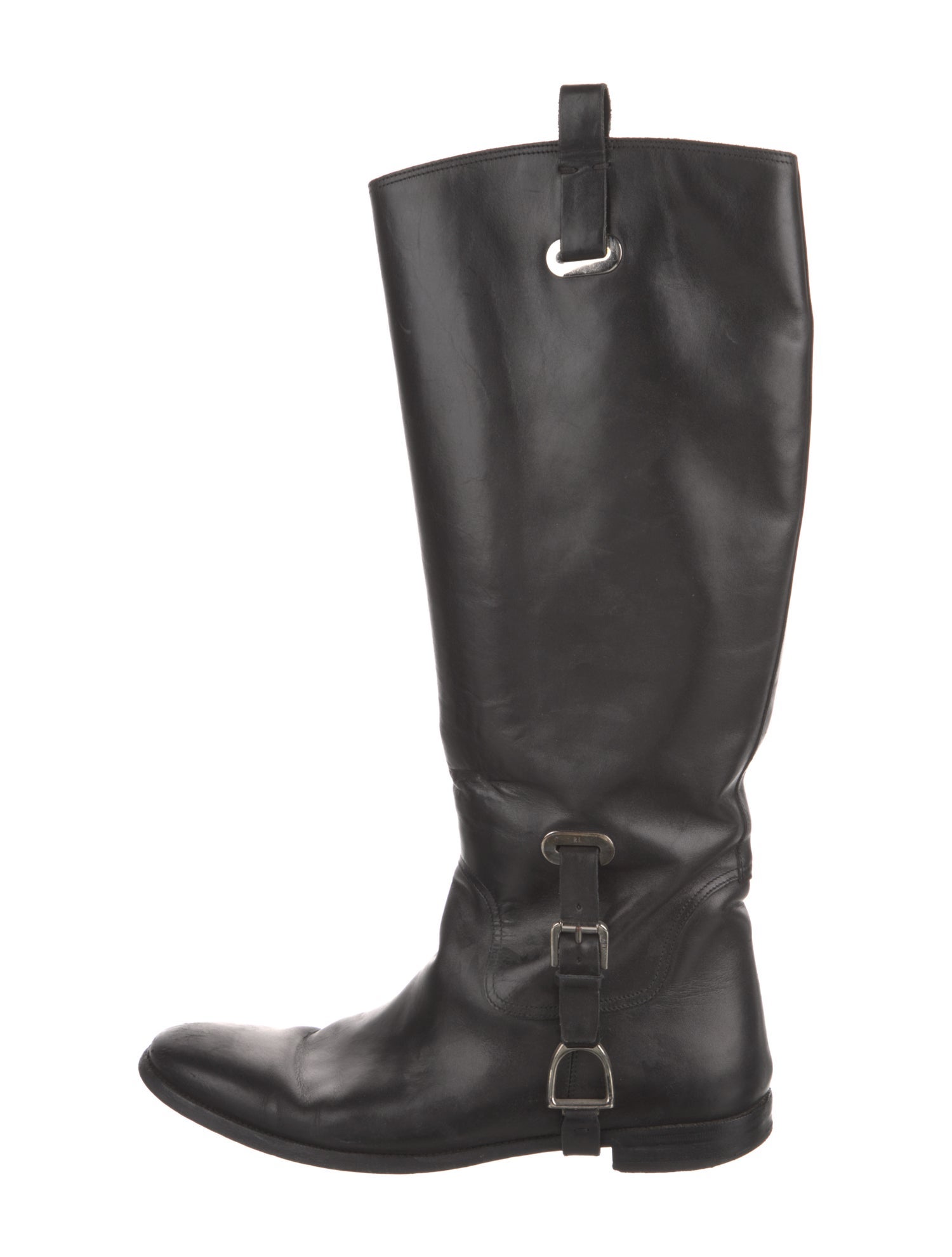 Ralph Lauren Collection Leather Riding Boots