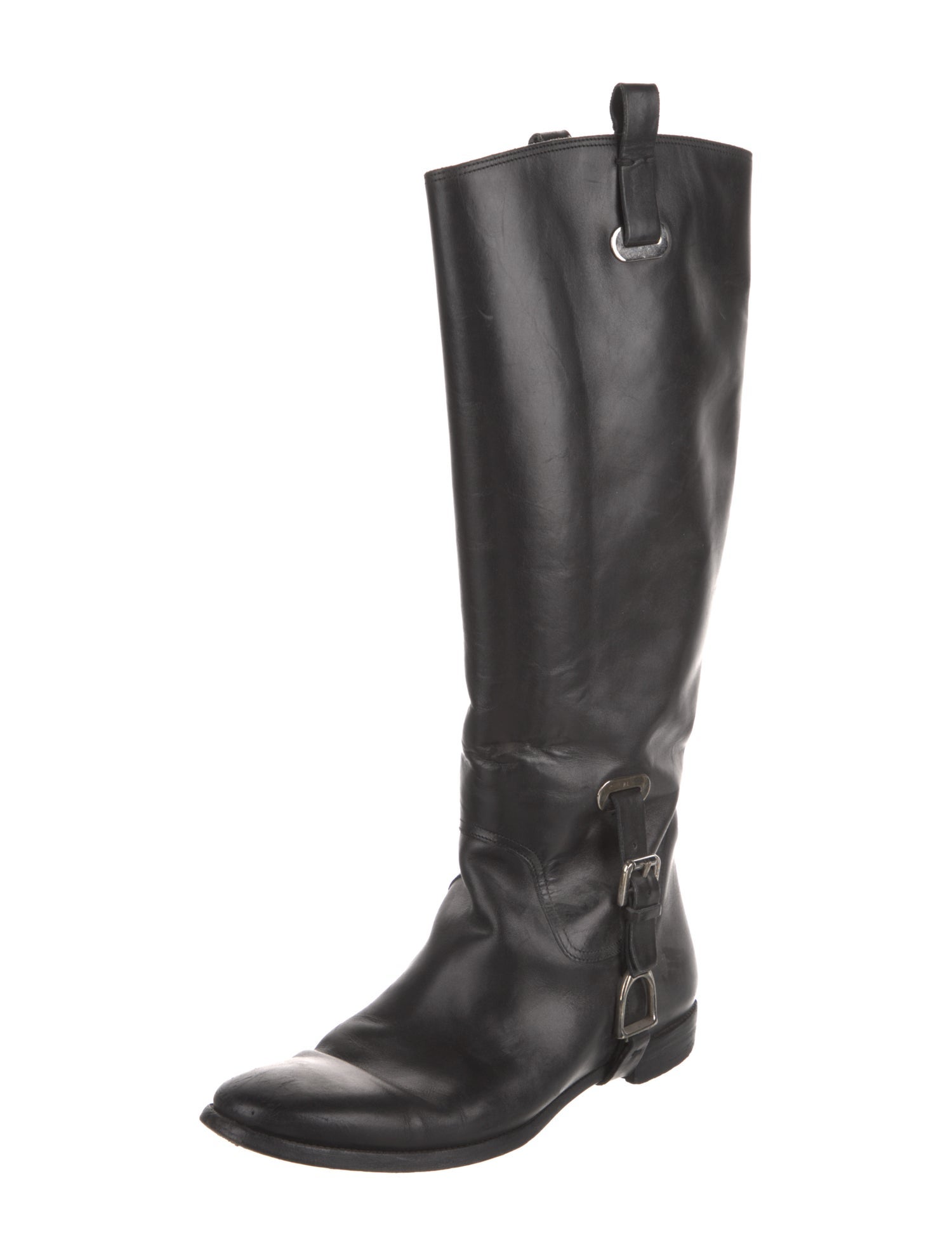 Ralph Lauren Collection Leather Riding Boots