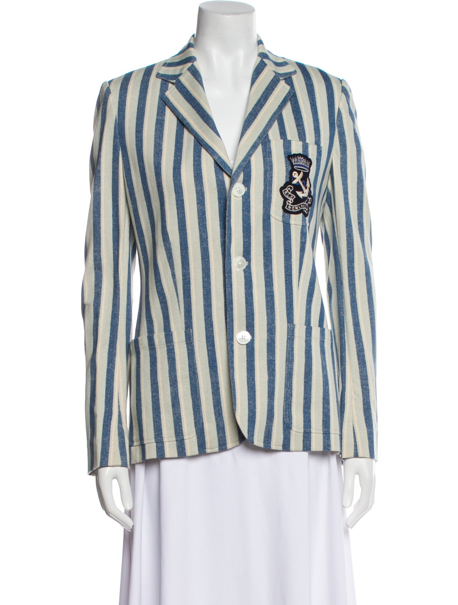 Ralph Lauren Collection Striped Blazer w/ Tags