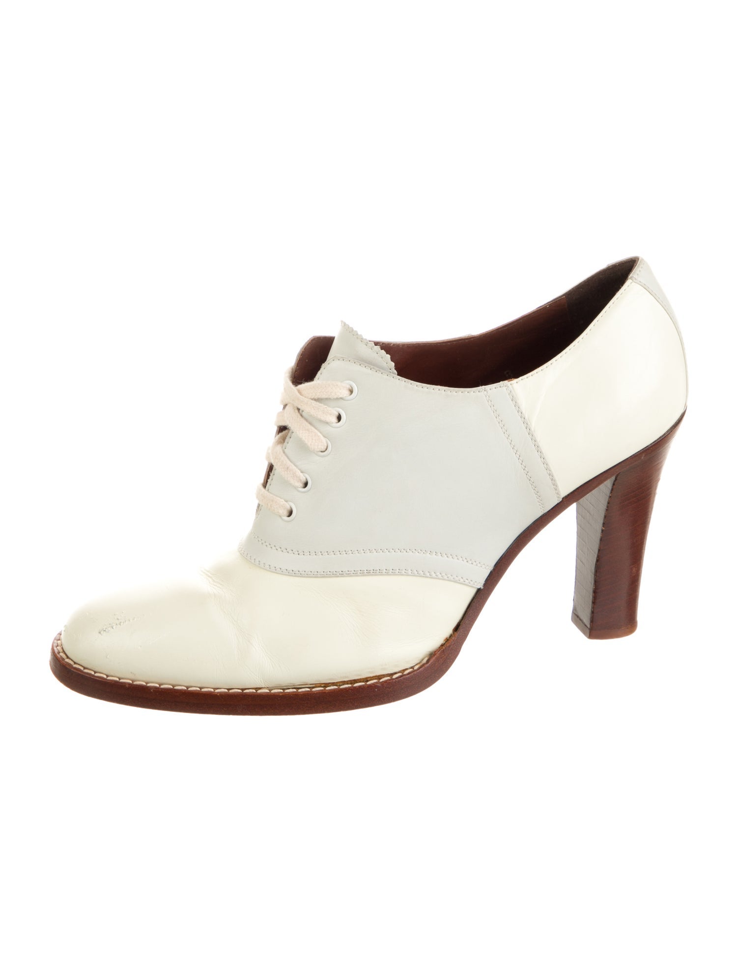 Ralph Lauren Collection Leather Lace-Up Boots