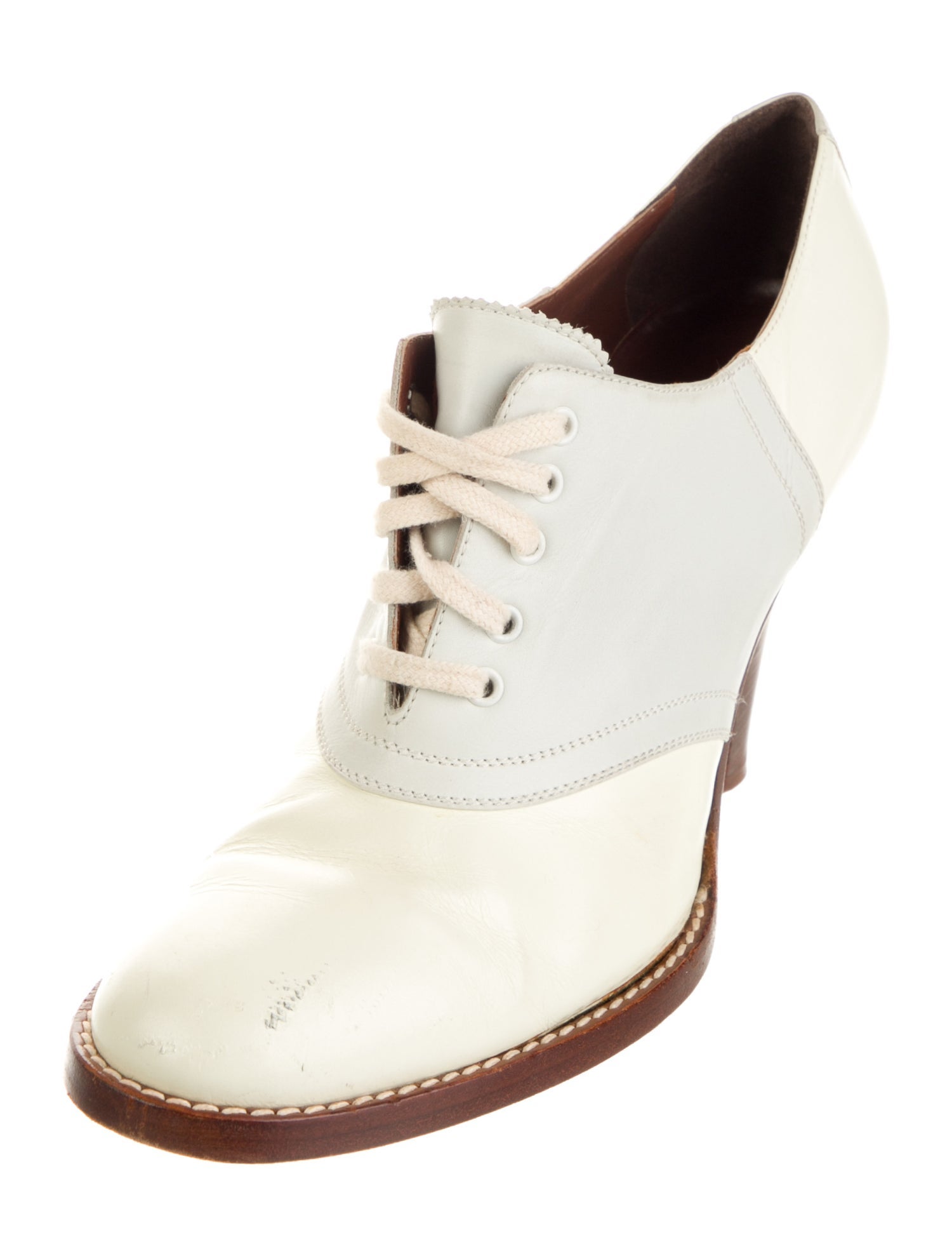 Ralph Lauren Collection Leather Lace-Up Boots