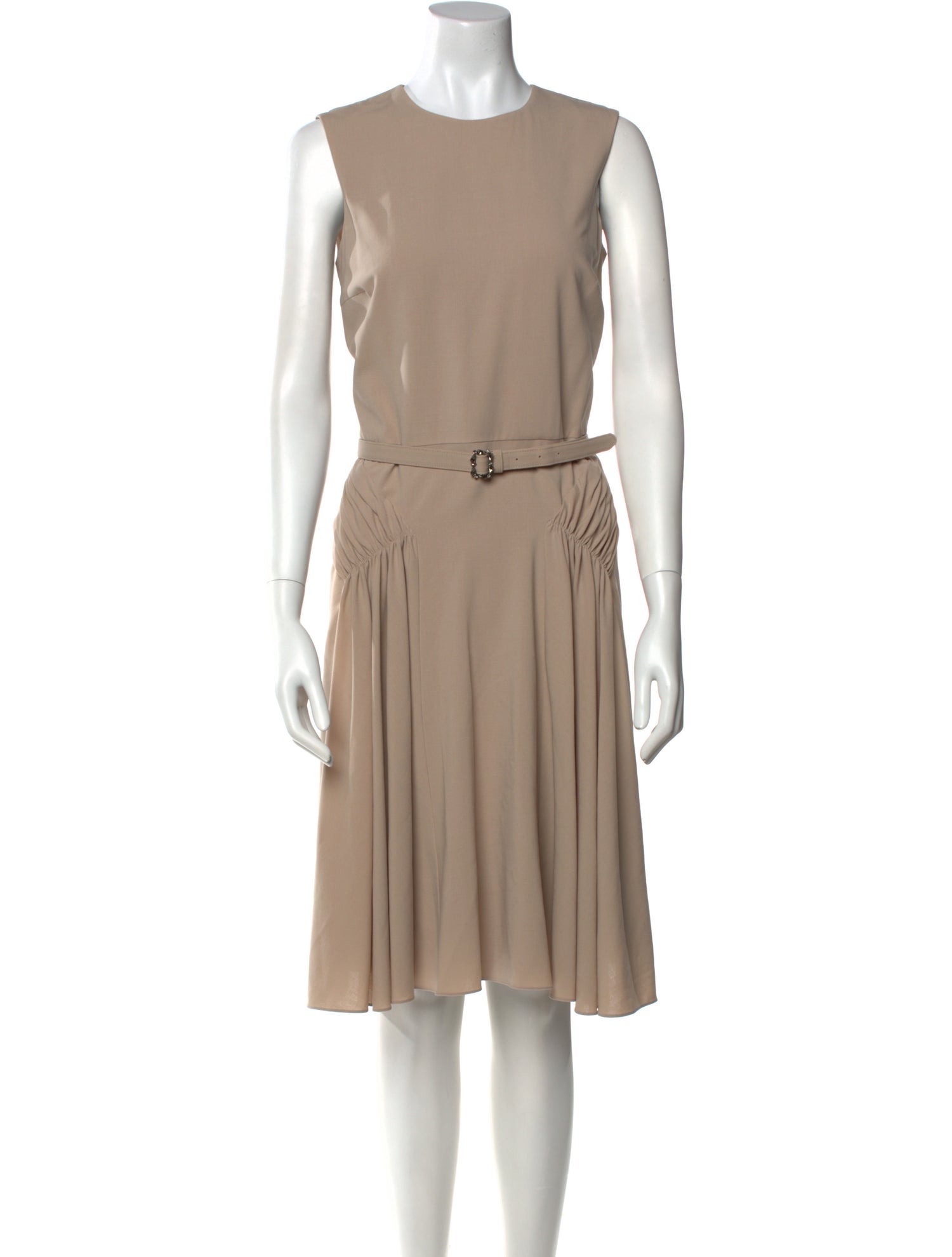 Ralph Lauren Collection Silk Knee-Length Dress