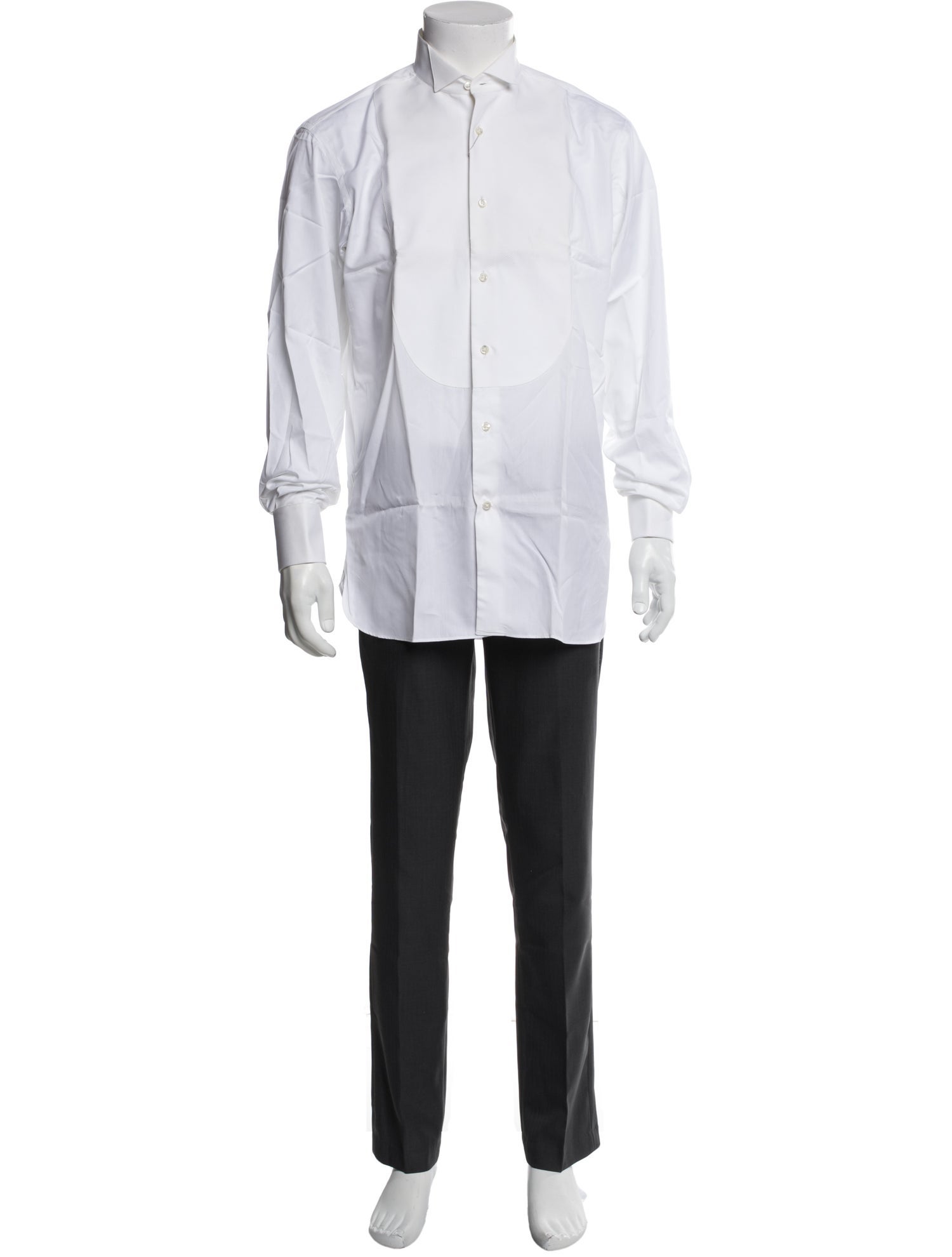 Ralph Lauren Purple Label Long Sleeve Tuxedo Shirt